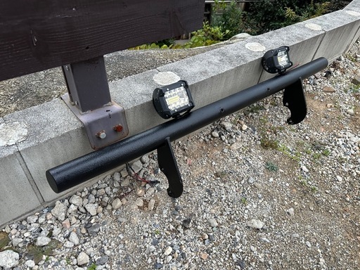 ジムニー用　フロントバンパー LEDフォグランプ付き