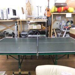 卓球台 国際規格サイズ 折りたたみ式 キャスター付き セパレート式 ネット付き ラケット付き 札幌市厚別区 厚別店の画像