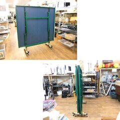 卓球台 国際規格サイズ 折りたたみ式 キャスター付き セパレート式 ネット付き ラケット付き 札幌市厚別区 厚別店の画像