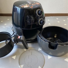 ノン オイル フライヤーTOM-01ブラック 油不要 揚げ物調理器具の画像