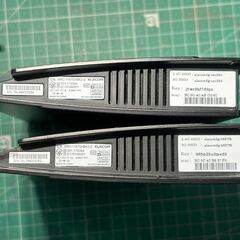 【中古】無線LANルーター（２台セット）WRC-1167GHBK2-Sの画像