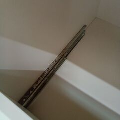 リユースのサカイ栃木店★ジモティ割あり★ 松田家具 食器棚 ホワイト W120×D54×H205 クリーニング済み TC11751の画像