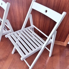 IKEA イケア　TERJE テリエ　折りたたみチェア ２脚の画像
