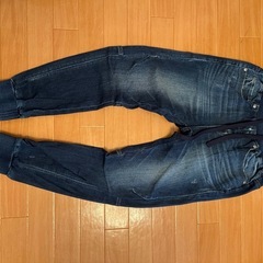 美品　デニム　ジョガーパンツ　アズール　の画像