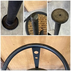 アイアンチェア　黒　1点　中古品　の画像