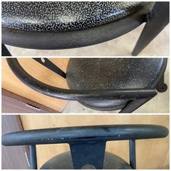 アイアンチェア　黒　1点　中古品　の画像