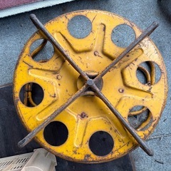 ドラムリール 電設 配電 電気工事 ケーブルドラム 配線リールの画像