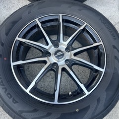 A-TECH シュナイダー　17×7J 5H-114.3 ＋38 ヨコハマ　アドバン　V03 225/65R17 102H 2024年製　マツダ　CX-5などの画像
