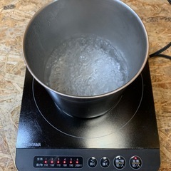 a(7715) 卓上 IHクッキングヒーター アイリスオーヤマ IHK-TK52 ブラック 火力調節6段階 揚げ物対応小型 IHコンロ IH調理器 1400Wの画像