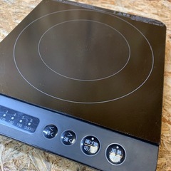 a(7715) 卓上 IHクッキングヒーター アイリスオーヤマ IHK-TK52 ブラック 火力調節6段階 揚げ物対応小型 IHコンロ IH調理器 1400Wの画像