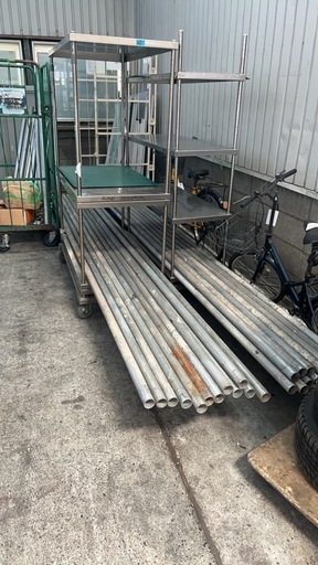 足場用スチールパイプ管など