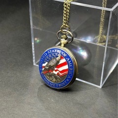【懐中時計】アンティークブロンズアメリカン 輸入品の画像