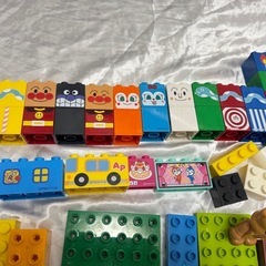 アンパンマン　ブロック　人形の画像