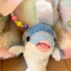 ぬいぐるみ(マイメロ、カービー、ユニコーン、イルカ、クマ)の画像