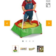 美品　幼児 向け トランポリン の画像