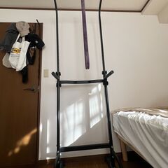 【引越しのためお譲りします】懸垂バー＆筋トレベンチの画像