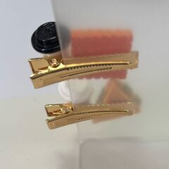 ミニチュアフード クリップ 2点セット クッキー サンド コーヒー ハンドメイド SH_125の画像