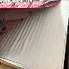 セミダブルベッド　木目　厚木市　ダブル マットレス　格安 の画像