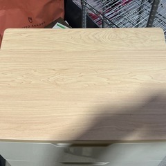 ウッドトップチェスト　クローゼットケース　衣装ケース　収納ボックス　７段　ホワイトの画像