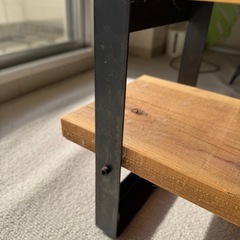 【12/6まで】木製二段ラック　棚　テレビ台　ウッドの画像