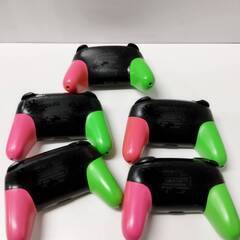 Nintendo Switch Pro コントローラー スプラトゥーン2エディション 5セット (HAC-013)の画像