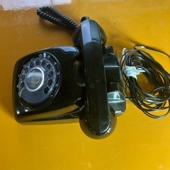 レトロ　黒電話
の画像