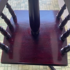 【引取限定】アンティーク調サイドテーブルの画像