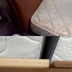 【愛品館 江戸川店 】 シンプルフレームダブルベッド Sealy＆Granz（シーりー＆グランツ）の画像