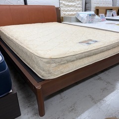 【愛品館 江戸川店 】 シンプルフレームダブルベッド Sealy＆Granz（シーりー＆グランツ）の画像