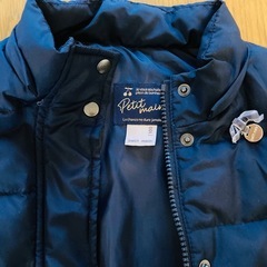 【ほぼ新品】子供服ダウン100cm プティマインpetite mainの画像