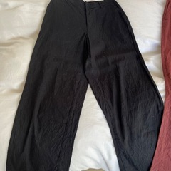 無印良品　麻　ストレートパンツ　SとMサイズの画像