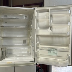 Ｐａｎａｓｏｎｉｃ　冷凍冷蔵庫　４０１Ｌ　５ドア　右開き　クリアグレー　大型冷蔵庫　２００９年製　ＮＲ－ＥＴＲ４０１－Ｈの画像