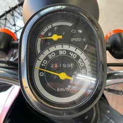 HONDAトゥディ　カゴ付き　原付スクーターの画像