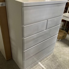 ホワイト整理タンス90の画像