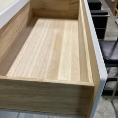 ホワイト整理タンス90の画像