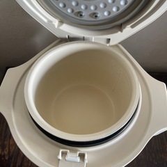 recolteレコルト コンパクト ライスクッカー RCR-1 ホワイト2.5合の画像