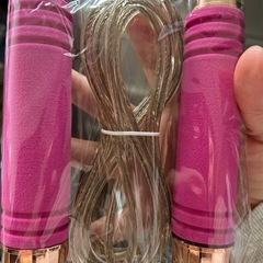 トレーニング用縄跳び　ピンクの画像