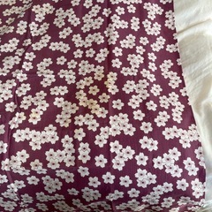 桜模様の風呂敷　シミあり
　　の画像