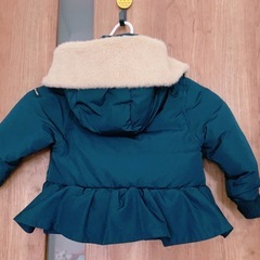 petitmain　プティマイン　ダウン　ファー　ペプラム　の画像