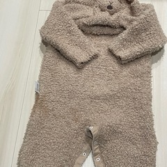 ジェラートピケ くま ロンパースの画像