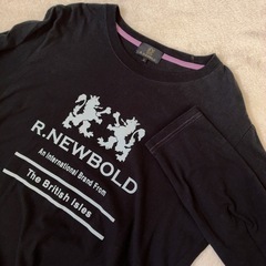 美品　R.NEWBOLD 長袖Tシャツ Lサイズ ブラック ロンTの画像