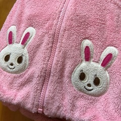 ミキハウス　うさこフリースベストの画像