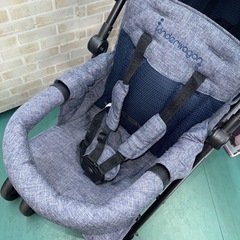 キンダーワゴン 2人乗りベビーカー DUOシティHOP 折りたたみ式の画像