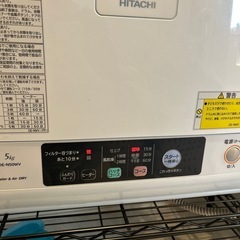 【ジャンク】日立　乾燥機　5kg　DE-N50WV の画像
