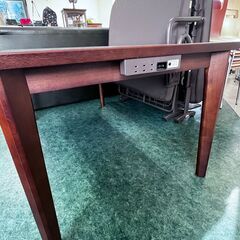 NITORI/ニトリ ダイニングテーブル W135×D80×H63cm ブラウン 札幌 東区の画像