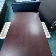 NITORI/ニトリ ダイニングテーブル W135×D80×H63cm ブラウン 札幌 東区の画像