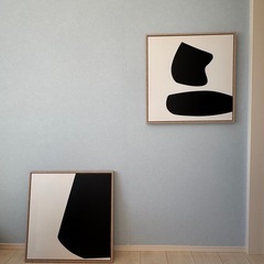 【未使用】アートフレーム2枚組セット　NA：451550／インテリア　アートボードの画像