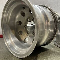 ランクル等 M/T MICKEY THOMPSON ミッキートンプソン 希少 ALCOA アルコア 社外ホイール 15インチ 4本 10J6HPCD139.7-45 深リム　(MHX022)クレジットカード QRコード決済可能の画像