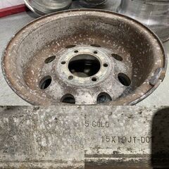 ランクル等 M/T MICKEY THOMPSON ミッキートンプソン 希少 ALCOA アルコア 社外ホイール 15インチ 4本 10J6HPCD139.7-45 深リム　(MHX022)クレジットカード QRコード決済可能の画像