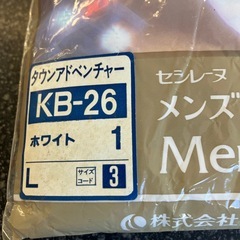 M2511-468 セシレーヌ メンズ ブリーフ ホワイト Lサイズ 未使用品 保管汚れ有りの画像